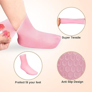 SILICONE MOISTURIZING SOCKS